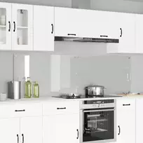 Virtuvės atbraila 2 pcs Skaidrus 100 x 60 cm grūdintas stiklas