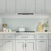 Virtuvės atbraila 2 pcs Balta 90 x 50 cm grūdintas stiklas