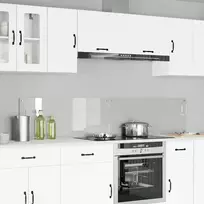 Virtuvės atbraila 2 pcs Skaidrus 100 x 40 cm grūdintas stiklas