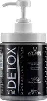 Artero Detox Vital Kaukė 650ml – Valomoji priežiūros kaukė su aktyvuota anglimi, giluminio valymo formulė