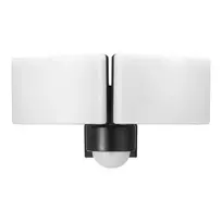 Orno TOS DUO LED 2x20W dvigubas sodo prožektorius su PIR, 2x1600lm, IP65, 4000K, PC, juodas