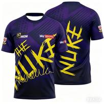 2026 PDC Luke Littler Darts Jersey“The Nuke” Men Round Neck 3D Printed T-shirt Short Sleeve Sportswear Casual Tee Tops Fan Gift M