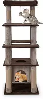 Promotions Katės draskyklė, 55.9x55.9x147.3 cm, ruda