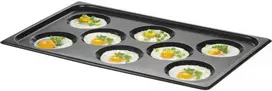 Hendi Padėklas 8 keptiems kiaušiniams, omletams, blynams, konvektomatas Eggplate GN 1/1 TEFLON