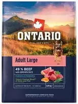 Ontario Adult Large jautiena & Brown ryžiai 2,25kg