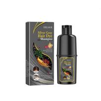 Black hair dye shampoo Silver Gray  Gentle, non-irritating, moisturizing scalp color-changing hair shampoo 100ml