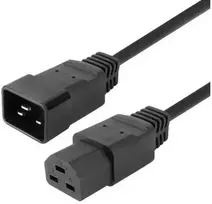 MicroConnect Maitinimo laidas C20 - C21 16A 1m (PE170410)