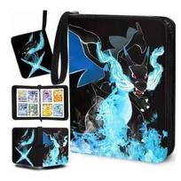 4-Compartment 50-Page 400-Slot PU Card Album - Trading Card Binder Collection Storage