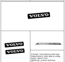 Automobilio priekinės grotelės bagažinės logotipo lipdukas Apdailos aksesuarai Volvo Rdesign Polestar AWD V50 S60 XC60 S40 XC40 XC90 V60 S80 S90