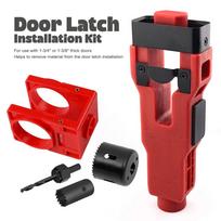 Door Mount Door Kit Accurate Scoring Door Installation Kit  1-3/8  or 1-3/4  Thick raudona