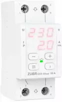 ZUBR CV2-50 Raudonas - elektroninė įtampos ir srovės kontrolės relė