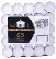 Antalis arbatos žvakės Degimo laikas 6 laikmatis 1 balta parafinas 100 stk 100 stk/ps - (100 stk.)