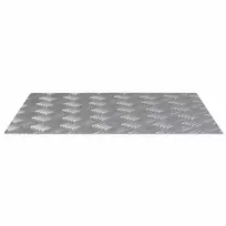 Laiptų danga Stačiakampio 4 pcs Sidabro 60 x 50 cm Aliuminis