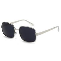 Retro Metal Sunglasses Large-Framed RED Lens Sun Protection Glasses Fashion Shades UV400 Protection Square Frame Sunglasses