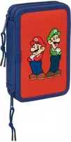 Safta Super Mario Bros Mamma Mia double pencil case 29pcs