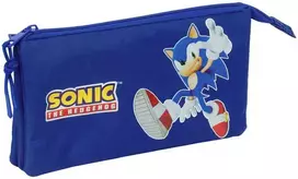 Safta Sonic the Hedgehog triple pencil case