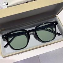 Retro Black Sun Glasses Square Sunglasses Vintage Men Shades Oversized Sunglasses