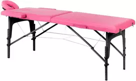 Activeshop Medinis masažo stalas BALANCE 2 dalių rožinis juodas