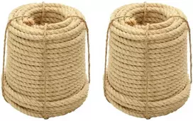 Sizalio virvės, 2vnt., 12mm, 250m