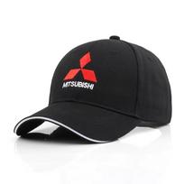 Mitsubishi Embroidered Cap For Eclipse Cross ASX Mirage Fashion Baseball Hat Men Women Casual Outdoor Adjustable Cap juoda