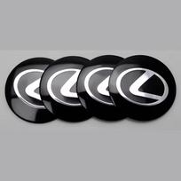 2026 Hot Interior Stickers 4pcs 56/60mm Car Wheel Hub Center Cap Sticker Accessories For Lexus ES300 ES300h ES350 NX LX RX GS ES
