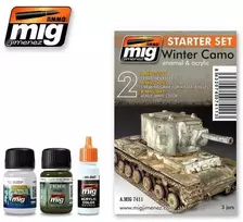 AMMO by MIG Jimenez AMMO MIG Winter Camo žiemos kamufliažo sendinimo startinis rinkinys 7411