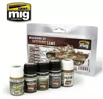 AMMO by MIG Jimenez AMMO MIG vokiečių kamufliažo sendinimo rinkinys, 5 dalių (7443)