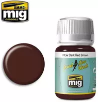 AMMO by MIG Jimenez AMMO MIG Panel Line Wash tamsiai raudonai rudas, 35 ml (A.MIG-1605)