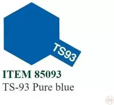 Tamiya TS-93 Pure Mėlyna purškiami dažai modeliams, 100 ml