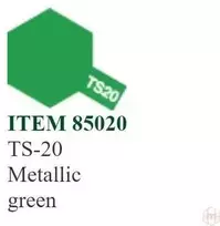 Tamiya TS-20 purškiami dažai Metallic Žalias, 100 ml