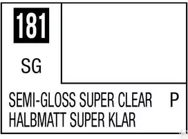Mr Hobby Mr.Hobby Mr.Color C-181 pusiau blizgus Super Clear nitro lakas, 10 ml