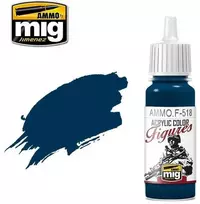 AMMO by MIG Jimenez AMMO MIG akriliniai dažai Marine Mėlyna 17 ml F518 (teptukui/aerografui)