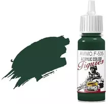 AMMO by MIG Jimenez AMMO MIG akriliniai dažai figūrėlėms Italian Žalias Camo F535, 17 ml