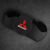 Car Glasses Case Auto Sun Visor Suede Glasses Holder Sunglasses For Mitsubishi Asx Lancer Outlander Pajero Ralliart Car