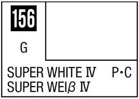 Mr Hobby Mr.Hobby Mr.Color C-156 Super Baltas IV balti nitro dažai, 10 ml