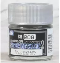 Mr Hobby Mr.Hobby Mr.Color Super Metallic II nitro dažai SM-208 Super Duralumin, 10 ml
