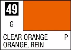 Mr Hobby Mr.Hobby Mr.Color C-049 skaidri oranžinė nitro dažai, 10 ml