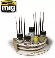 AMMO by MIG Jimenez AMMO MIG mini darbo stalo organizatorius dažams ir teptukams 8002