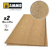 AMMO by MIG Jimenez AMMO MIG kamštinė medžiaga dioramoms, smulkus grūdas 3 mm (8837)
