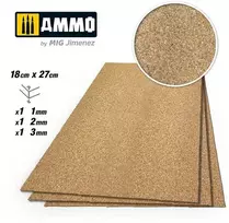 AMMO by MIG Jimenez AMMO MIG kamštinė medžiaga dioramoms 1–3 mm, smulkus grūdas rinkinys