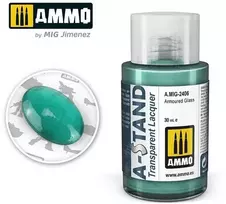AMMO by MIG Jimenez AMMO MIG A-Stand Armoured Glass skaidrūs dažai aerografui 30 ml (2406)