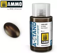 AMMO by MIG Jimenez AMMO MIG A-Stand Hot Metal Burnt Carbon dažai, 30 ml (A.MIG-2425)