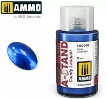 AMMO by MIG Jimenez AMMO MIG A-Stand Candy Cobalt Mėlyna laku pagrindo dažai, 30 ml (2459)