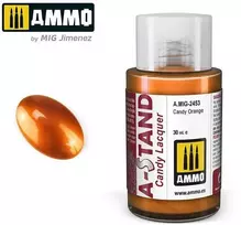 AMMO by MIG Jimenez AMMO MIG A-Stand Candy Oranžinis lakiniai dažai aerografui, 30 ml (2453)