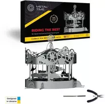 Metal Time Models Metal Time 3D elektrinis metalinis konstruktorius Karuselė MT042