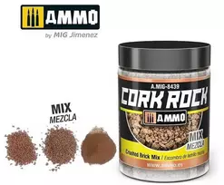 AMMO by MIG Jimenez AMMO MIG Cork Rock skaldytų plytų kamštinės granulės, 100 ml dioramoms