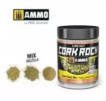 AMMO by MIG Jimenez AMMO MIG Cork Rock dykumos akmenų mišinys, 100 ml (8431) dioramoms
