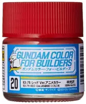 Mr Hobby Mr.Hobby Gundam Color For Builders RX-78 Raudona Ver. dažai UG-20, 10 ml