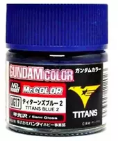Mr Hobby Mr.Hobby Gundam Color MS Titans Mėlyna 2 dažai, pusiau blizgūs, 10 ml (UG-17)