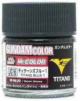 Mr Hobby Mr.Hobby Gundam Color dažai MS Titans Mėlyna 1, pusiau blizgūs, 10 ml (UG-16)